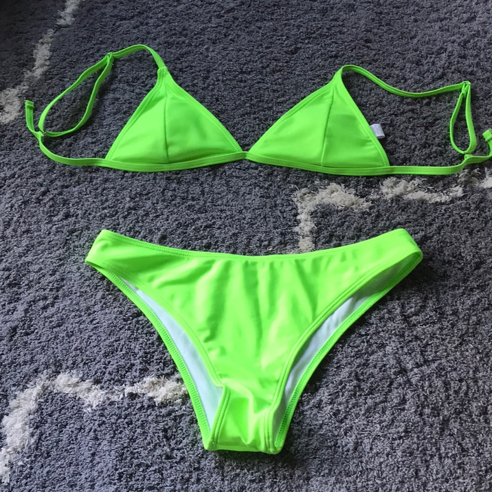 Bright Green Bikini